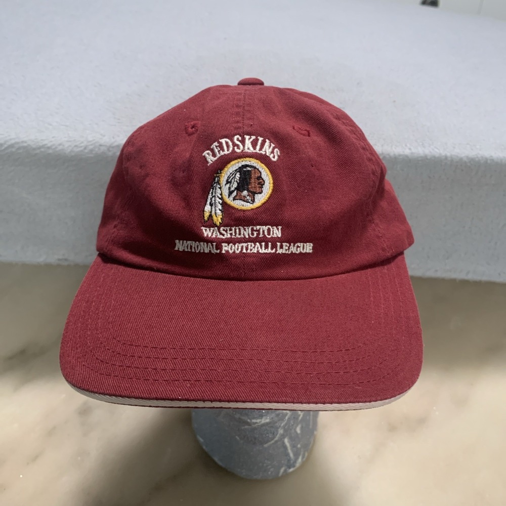 Vtg Washington Redskins Puma Hat Cap NFL Pro Line 90s Maroon Red Strapback OSFA